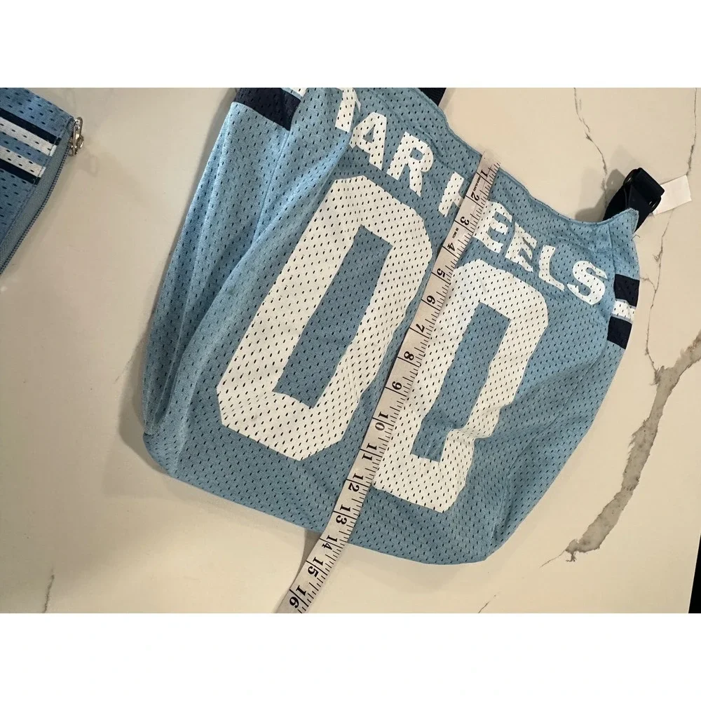 Spirit Ready UNC Tar Heels Jersey Mesh‎ Messenger Bag Crossbody Carolina Blue 00